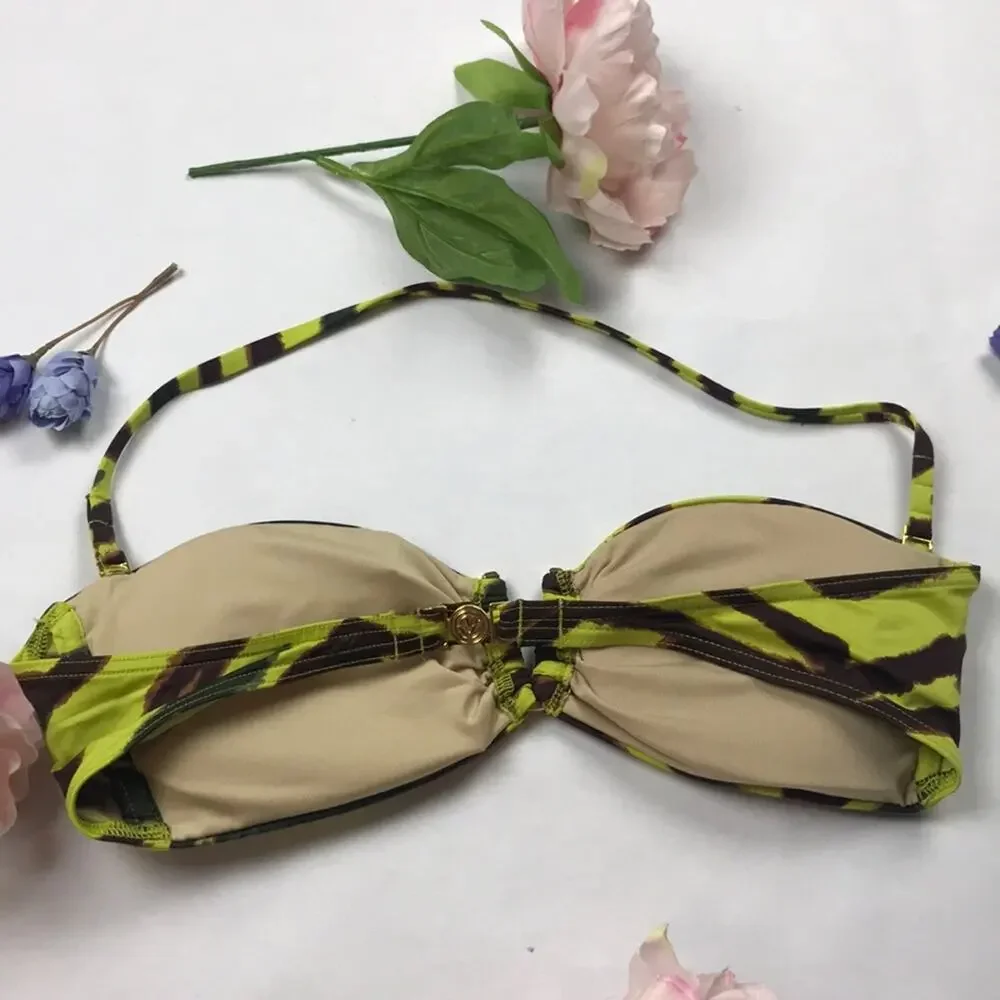 EUC Victoria’s Secret bright green bikini top